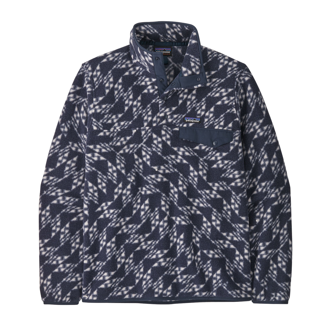 PATAGONIA Men's Lightweight Synchilla Snap-T Pullover ynched Flight New Navy SFNA / S