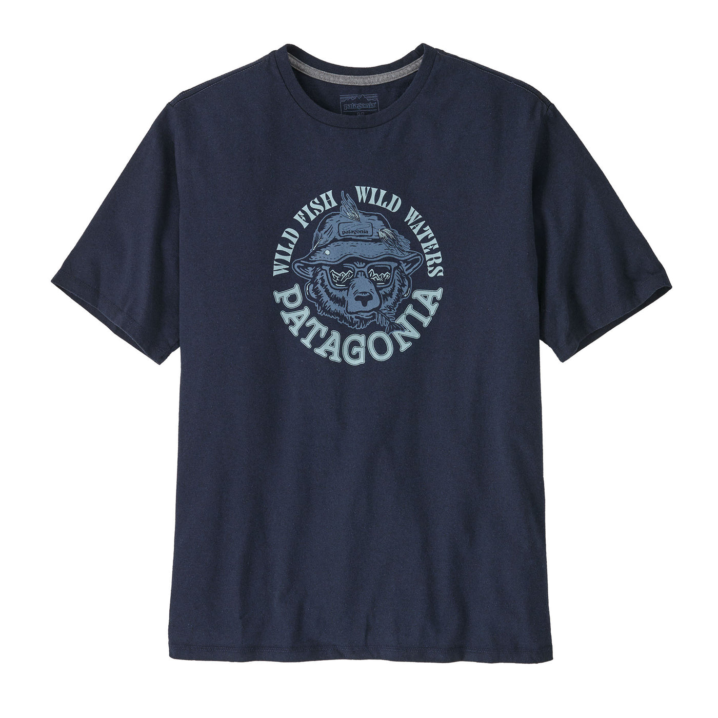 PATAGONIA Men's Take a Stand Responsibili-Tee Wild Grizz New Navy WGNA