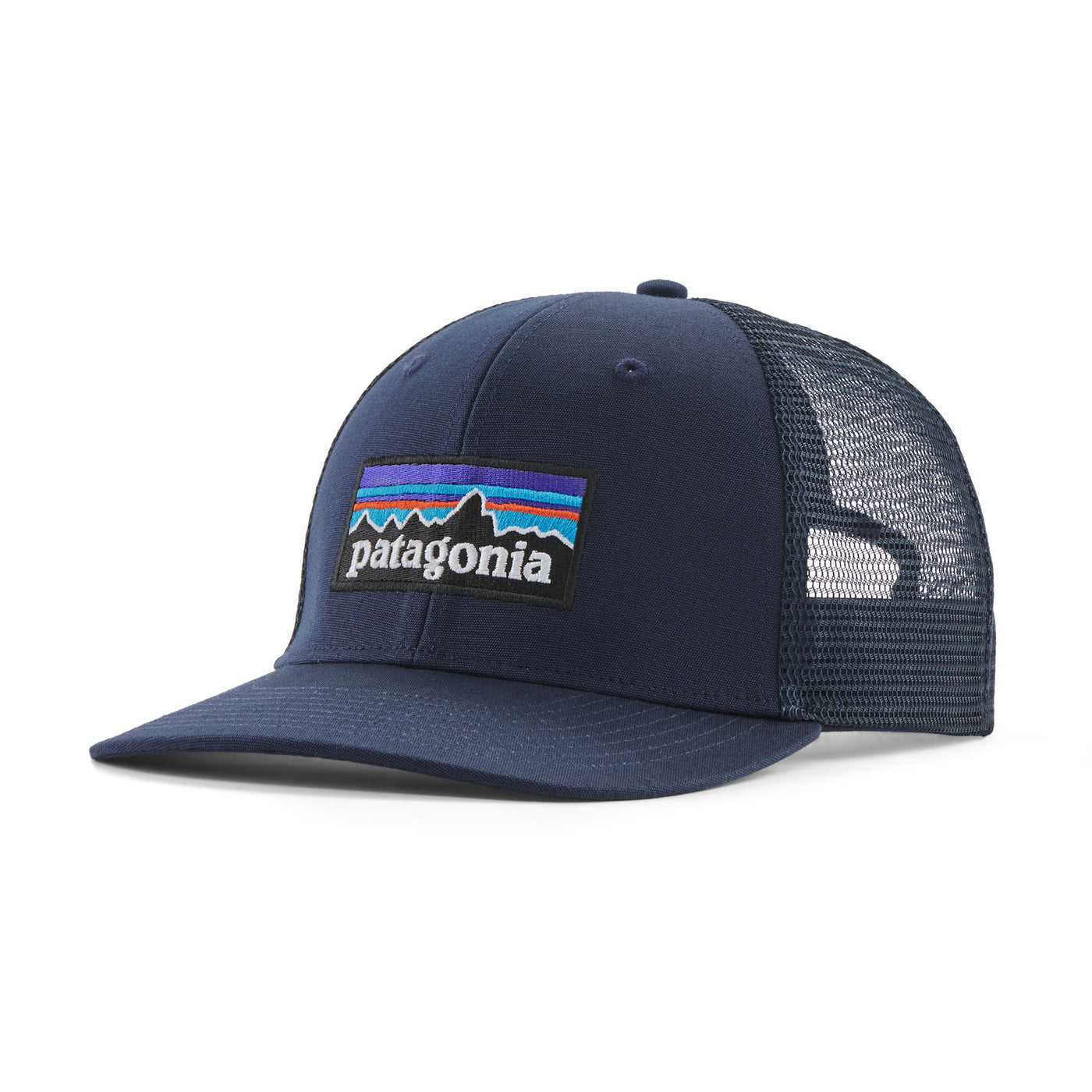 PATAGONIA P-6 Logo Trucker Hat New Navy NENA