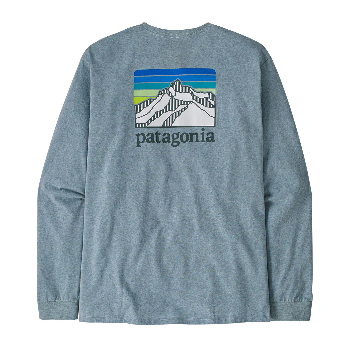 PATAGONIA Men's Long-Sleeved Line Logo Ridge Responsibili-Tee Thermal Blue TMB / L