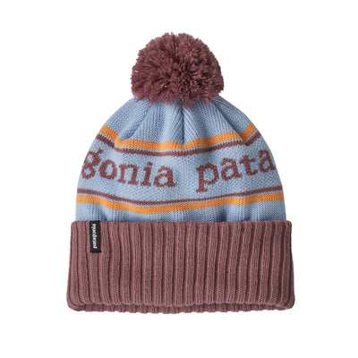 PATAGONIA Kids' Powder Town Beanie Park Stripe Wispy Green PSWI