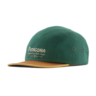 PATAGONIA Graphic Maclure Hat Water People Banner Conifer Green WPCO