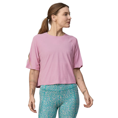 PATAGONIA Women's Short-Sleeved Capilene Cool Trail Cropped Shirt