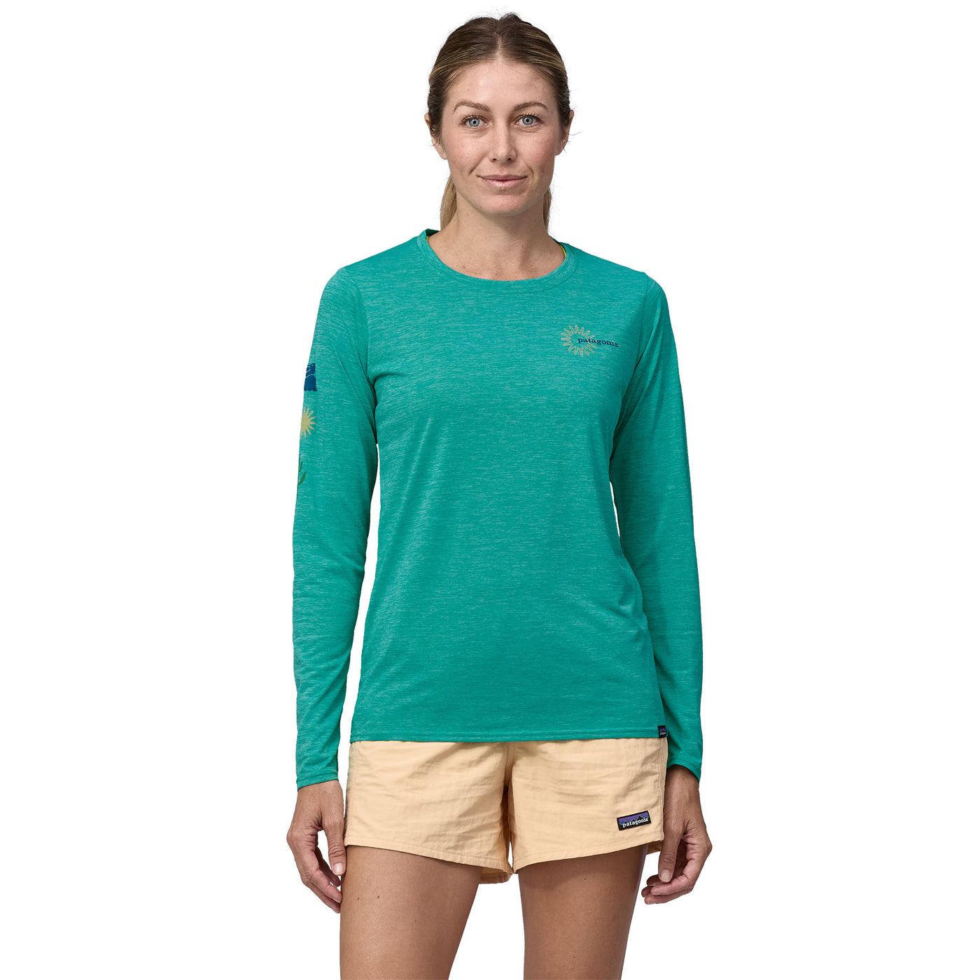 PATAGONIA Women's Long-Sleeved Capilene Cool Daily Graphic Shirt - Waters