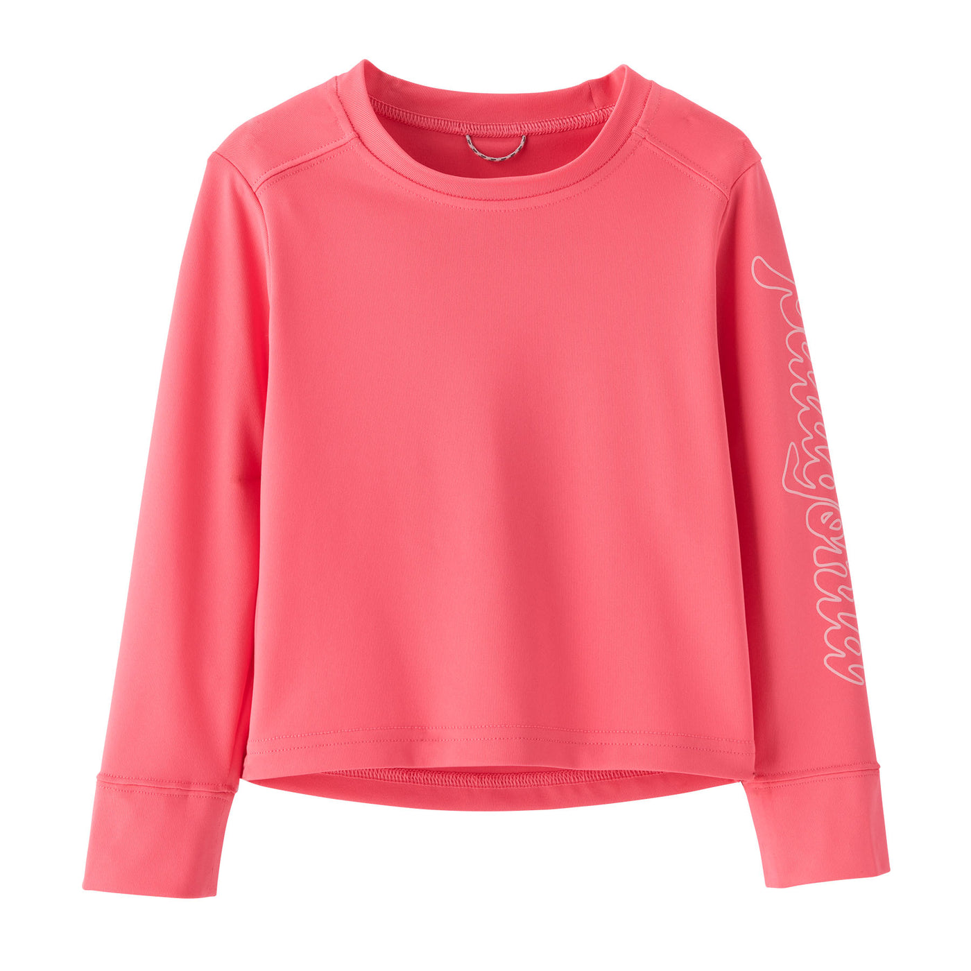 PATAGONIA Baby Long-Sleeved Capilene Silkweight T-Shirt Fitz Script Afternoon Pink FZAP