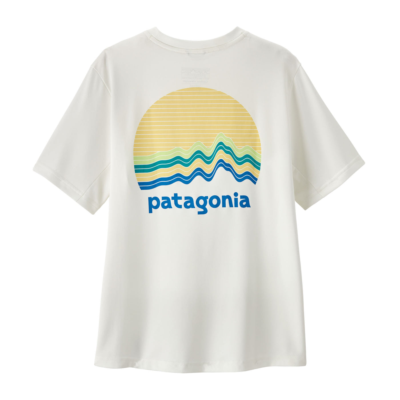 PATAGONIA Kids' Capilene Silkweight T-Shirt Ridge Rise Moonlight White RMWT