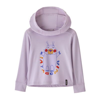 PATAGONIA Baby Capilene Silkweight Hoody Mountain Mood Foxglove Purple MTFO