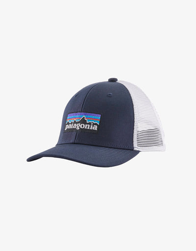 PATAGONIA Kids Trucker Hat P-6 Logo Navy Blue PNVY