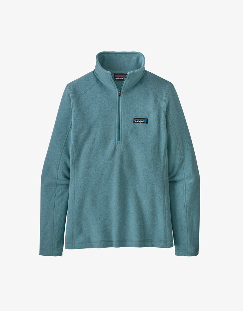 PATAGONIA Women's Micro D 1/4 Zip Upwell Blue UPBL