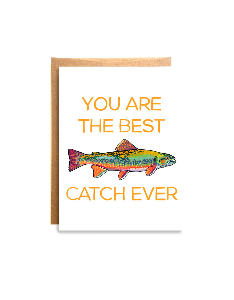 WILD LETTIE Greeting Card Best Catch