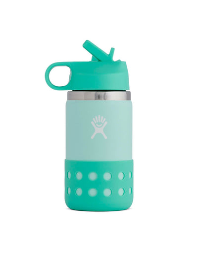 HYDRO FLASK 12 oz Kids Wide Mouth Straw Lid & Boot Paradise