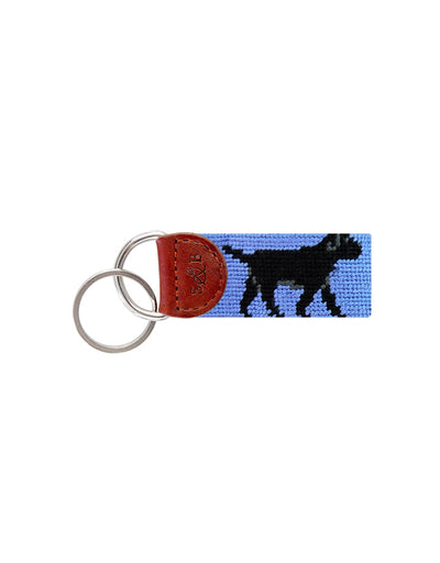 SMATHERS Needlepoint Key Fob Black Lab