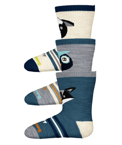 SMARTWOOL Toddler Trio Socks Twilight Blue G74