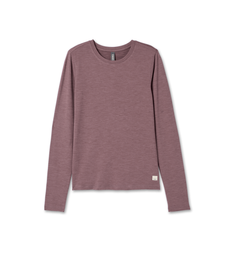 VUORI Women's L/S Lux Crew White