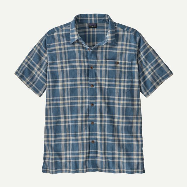 PATAGONIA Mens A/C Shirt Bloom Still Blue BSB / L