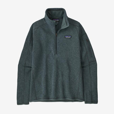 PATAGONIA Women's Better Sweater 1/4 Zip Nouveau Green NUVG