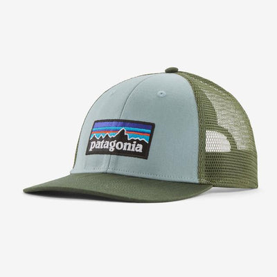 PATAGONIA P-6 Logo LoPro Trucker Hat Thermal Blue TMBL