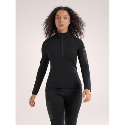 ARCTERYX Women's Kyanite Baselayer Zip Neck Black