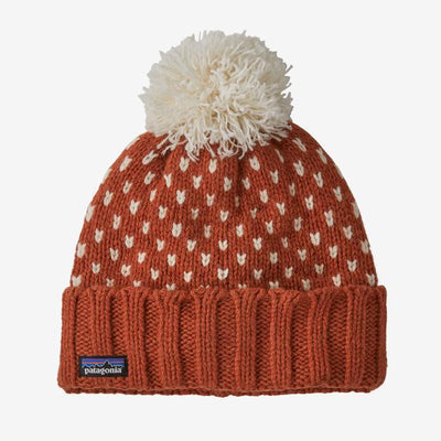 PATAGONIA Snowbelle Beanie Offset Dot Burnished Red ODBU