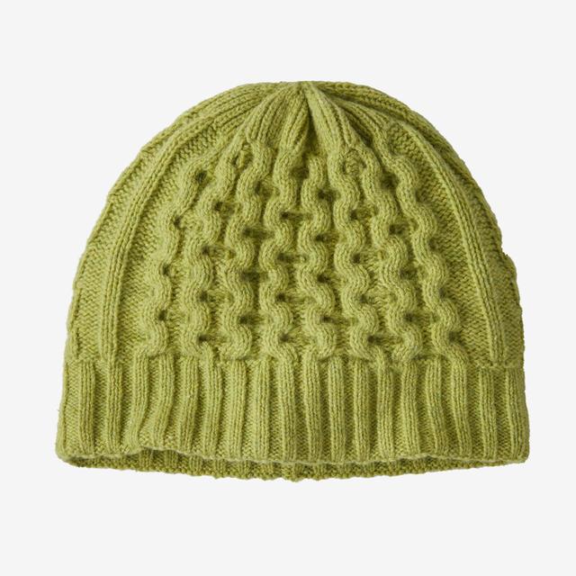 PATAGONIA Coastal Cable Beanie Phosphorus Green PHGN