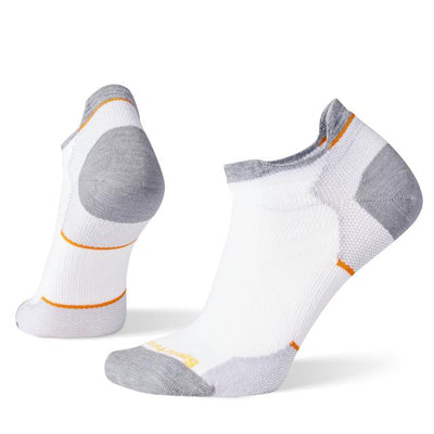 SMARTWOOL Womens Run ZC Low Ankle Socks White 122