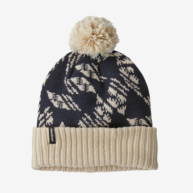 PATAGONIA Powder Town Beanie Synched Flight Smolder Blue SFLB