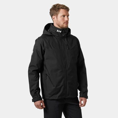 HELLY HANSEN Men's Crew Hooded Midlayer Jacket 2.0 Black