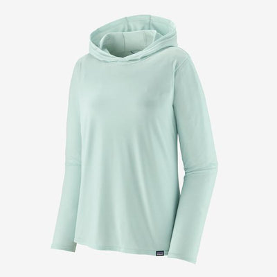 PATAGONIA Women's Capilene Cool Daily Hoody Wispy Green - Light Wispy Green X-Dye WGNX