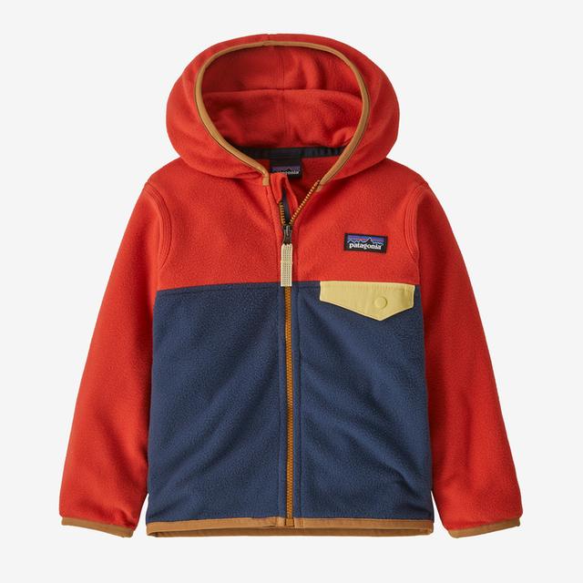 PATAGONIA Baby Micro D Snap-T Jacket New Navy w/Madder Red NVMR