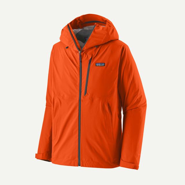 PATAGONIA Mens Granite Crest Rain Jacket Pollinator Orange PNO / L