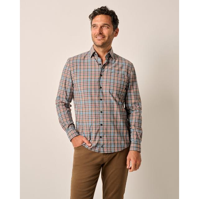 JOHNNIE-O Men's York Shirt Charcoal