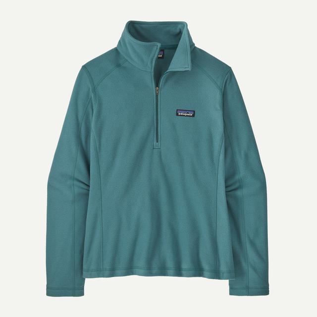 PATAGONIA Womens Micro D 1/4-Zip Wetland Blue WLDB