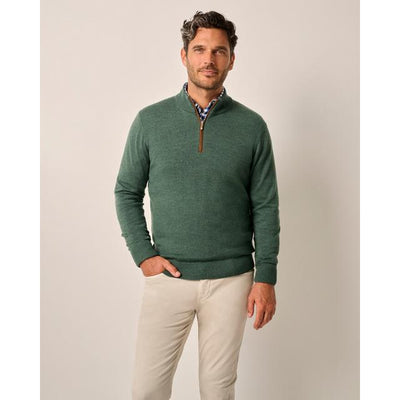 JOHNNIE-O Men's Raynor 1/4 Zip Moss