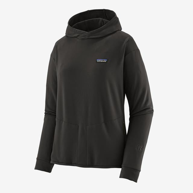 PATAGONIA Women's R1 Thermal Pullover Hoody Black BLK