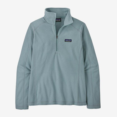 PATAGONIA Women's Micro D 1/4 Zip Thermal Blue TBL / M