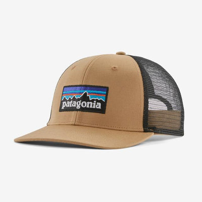 PATAGONIA P-6 Logo Trucker Hat Grayling Brown GRBN