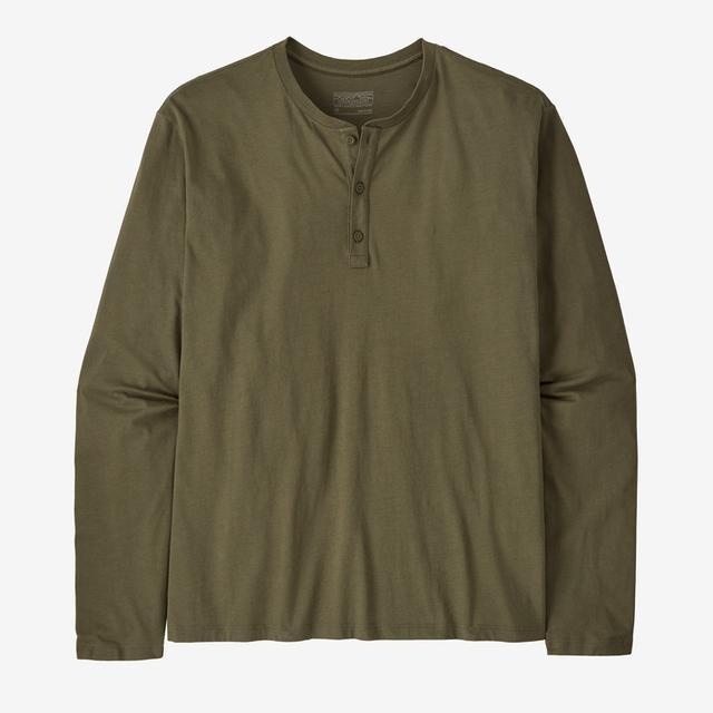 PATAGONIA Men's Regenerative Organic Certified Cotton Lightweight Henley Basin Green BSNG