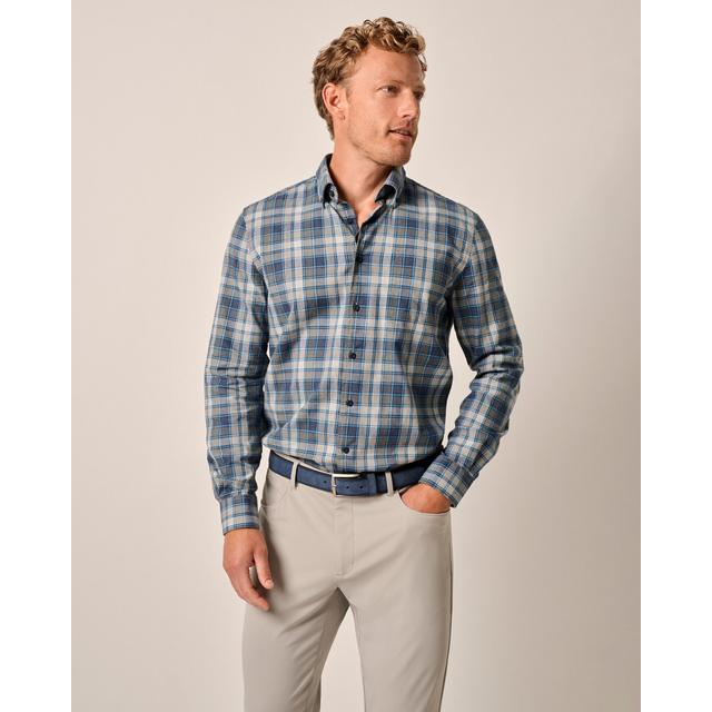 JOHNNIE-O Men's Benjamin Shirt Heather Gray