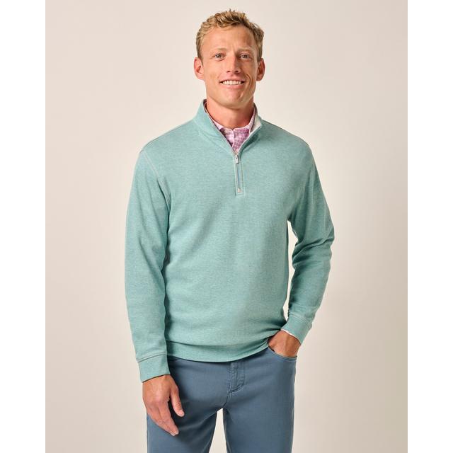 JOHNNIE-O Men's Hanks 1/4 Zip Aegean Sea