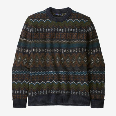 PATAGONIA Men's Recycled Wool-Blend Sweater Helmsman Smolder Blue HSB / M