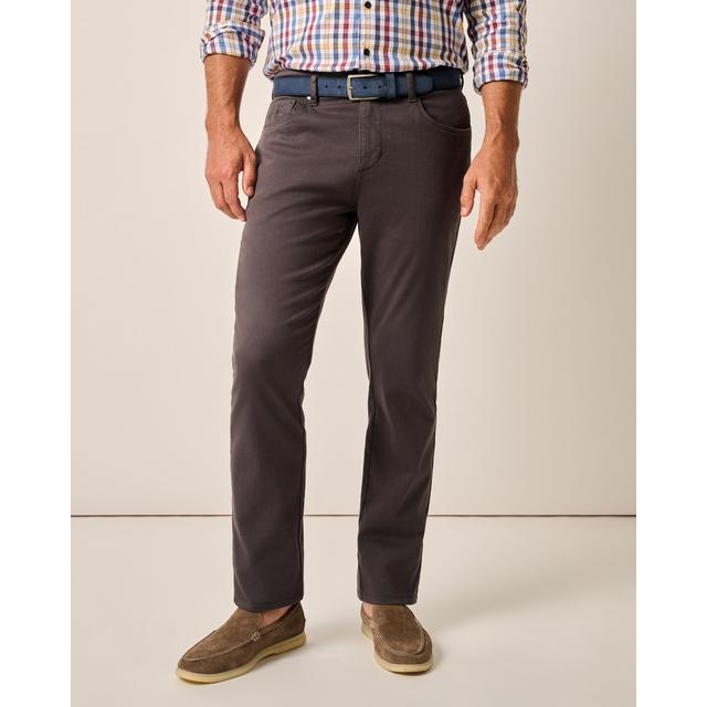 JOHNNIE-O Men's Newport Pant Charcoal / 40W / 32L