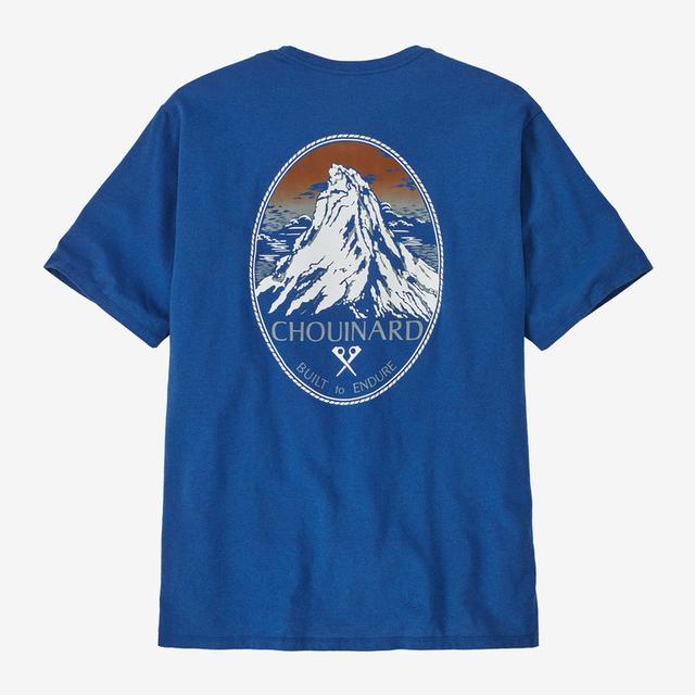 PATAGONIA Men's Chouinard Crest Pocket Responsibili-Tee Endless Blue ENLB