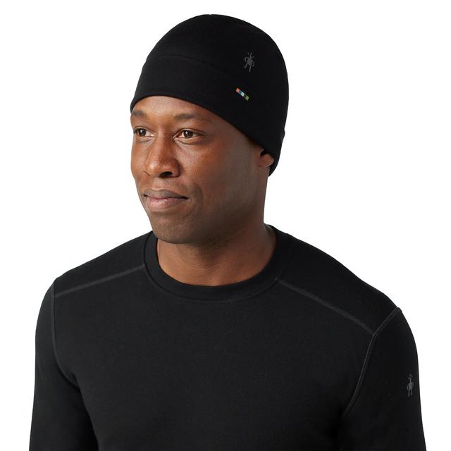 SMARTWOOL Thermal Merino Reversible Cuffed Beanie Black 001