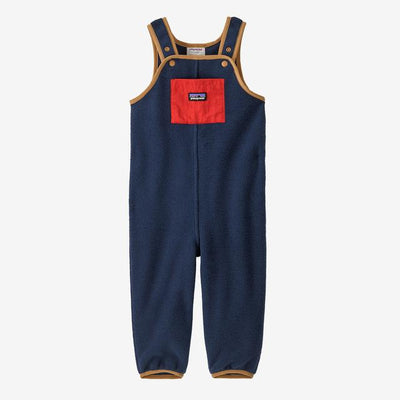 PATAGONIA Baby Synchilla Overalls New Navy w/Madder Red NVMR