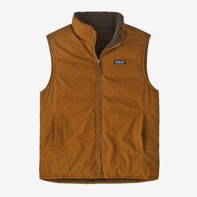 PATAGONIA Men's Reversible Cotton Down Vest Shelter Brown SHBN