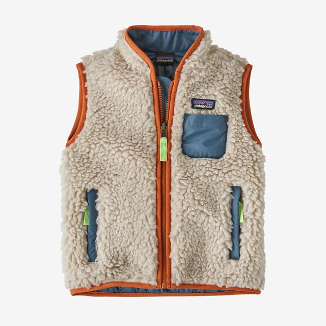 PATAGONIA Baby Retro-X Vest Natural w/Redtail Rust NTRL