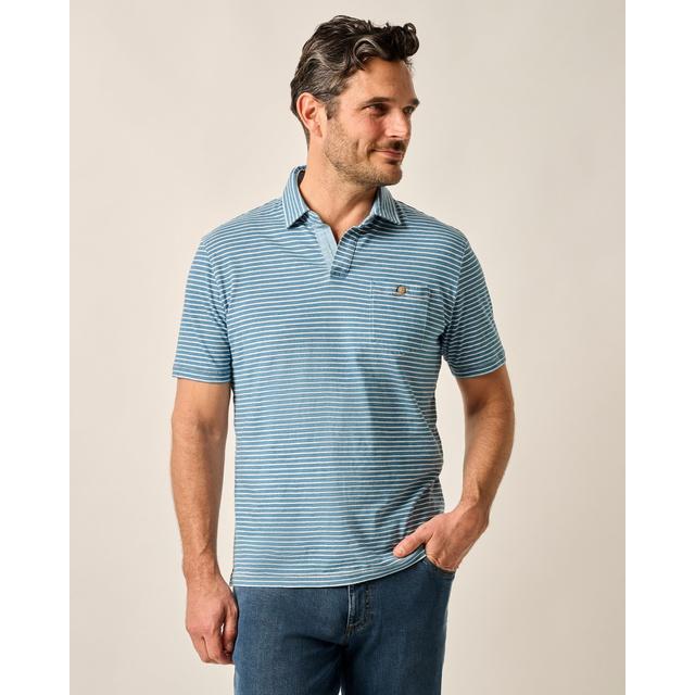 JOHNNIE-O Men's Brandt Polo Laguna Blue