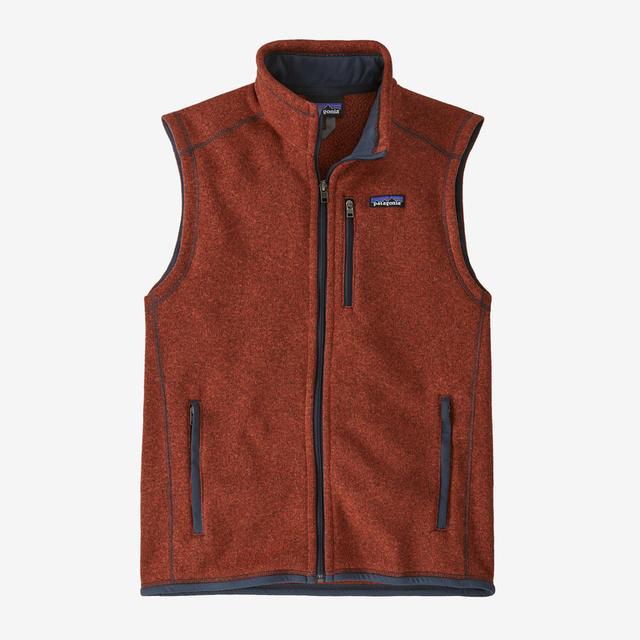 PATAGONIA Men's Better Sweater Vest Burnished Red BURR