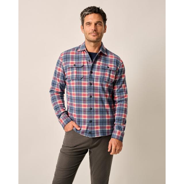 JOHNNIE-O Men's Kaden Shirt Laguna Blue