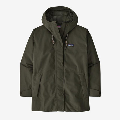 PATAGONIA Women's Outdoor Everyday Rain Jacket Pine Needle Green